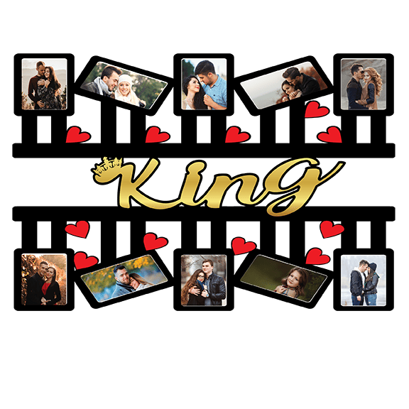 King Collage Photo Gift 